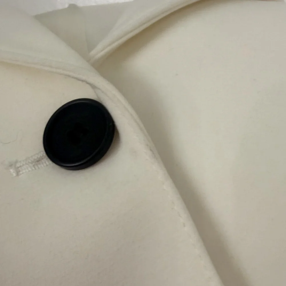 NWT Smythe Box Pleat Blazer White Size 4
